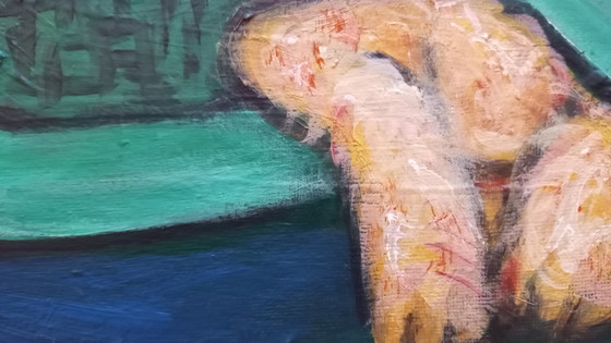 Image 1 of T.van Steenbergen "Labradoodlepup" nieuw 40 x 50 cm 