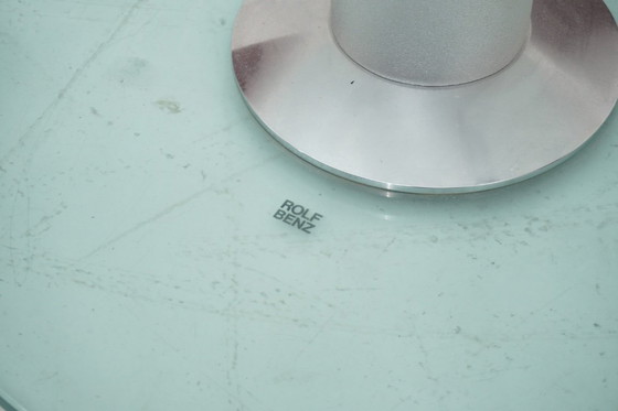 Image 1 of Rolf Benz dining table 1210 glass table glass dining room table