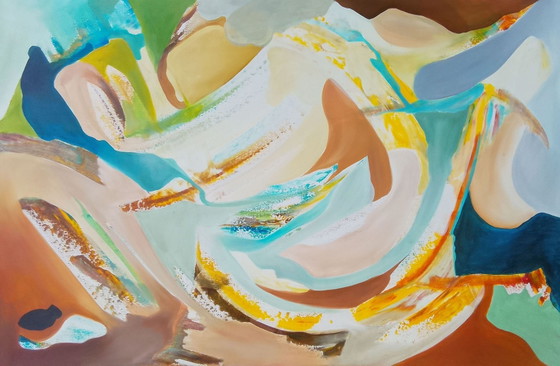 Acrylic painting #earth 150x100cm – joart, Paintings & Drawings, Canvas (photo 3 of 15)