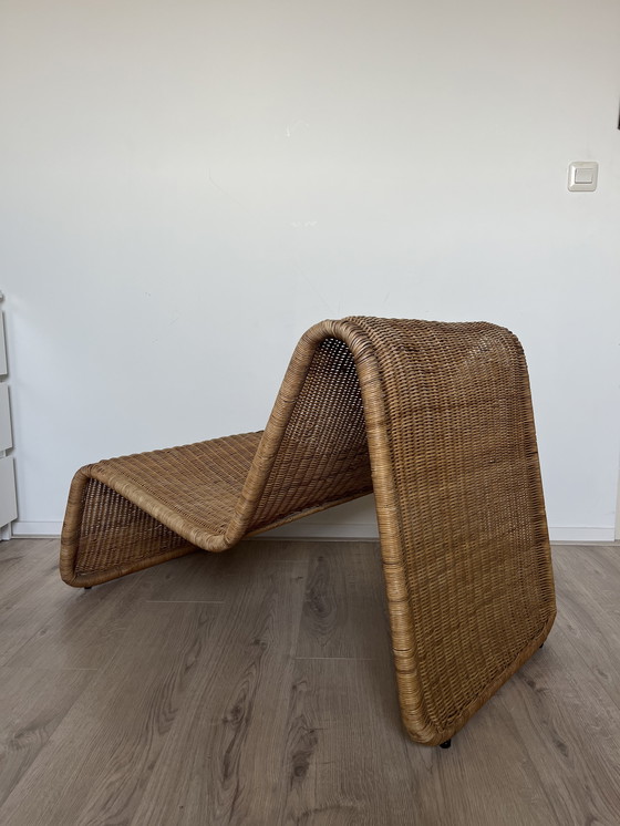 Image 1 of Ikea Hestra model rattan lounge chair, 1982. Inspired by Tito Agnoli Design
