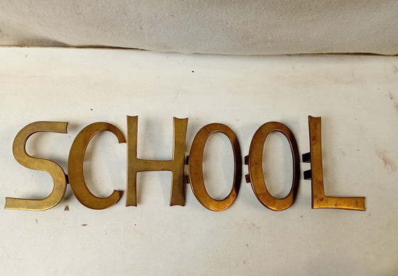 Image 1 of Lettere in ottone vintage