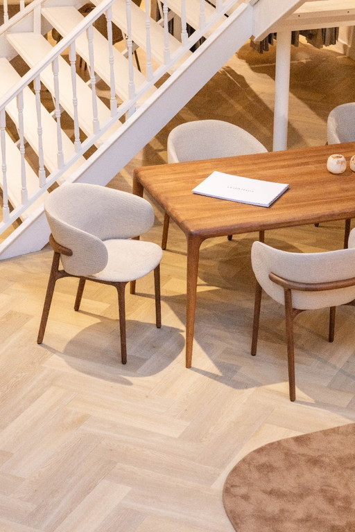 Sedie da pranzo Artisan Mela - Noce europeo