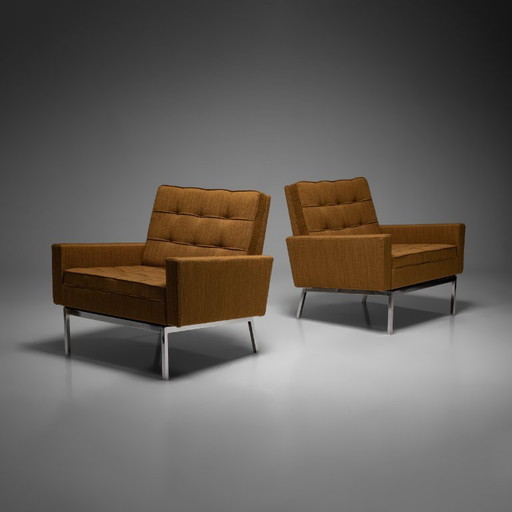 Sessel Modell 65A (für Rolex) von Florence Knoll für Knoll, USA, 1960er Jahre, 2er-Set – fauteuils, Wool, Vintage