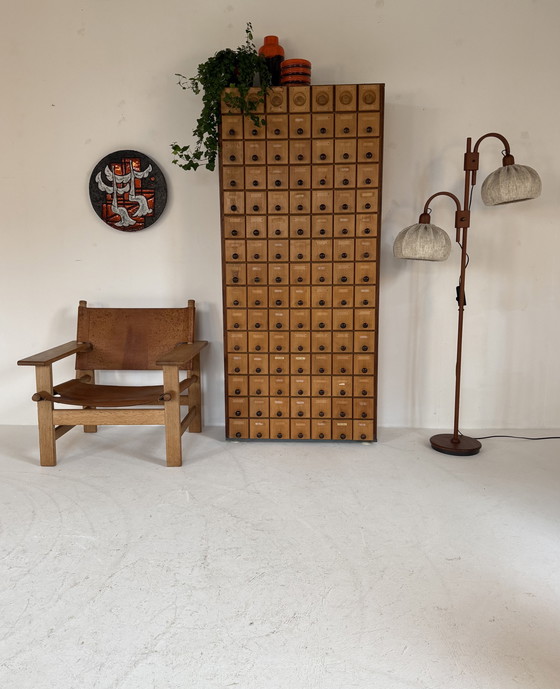 Image 1 of Lampadaire vintage en teck, Domus ‘80