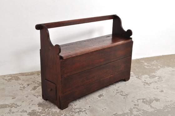 Image 1 of Antique Flip-Pop Bench, 1830s