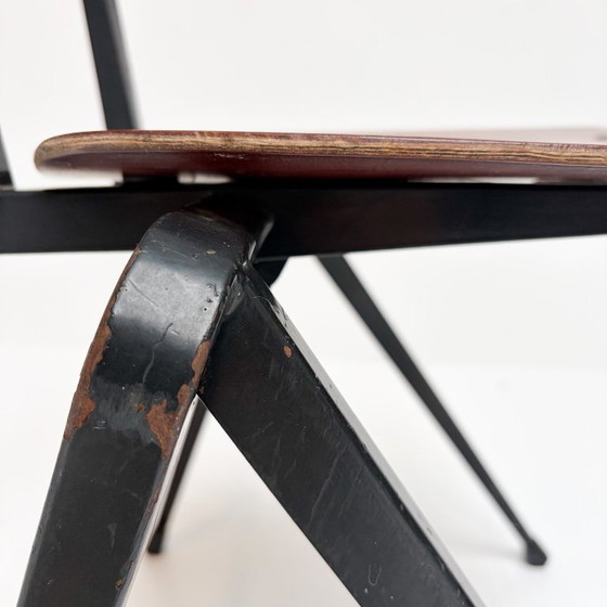 Set of 4 Galvanitas S17 chairs by Paul Philipsen, 1965 – Dining chairs, Metal (photo 8 of 15)