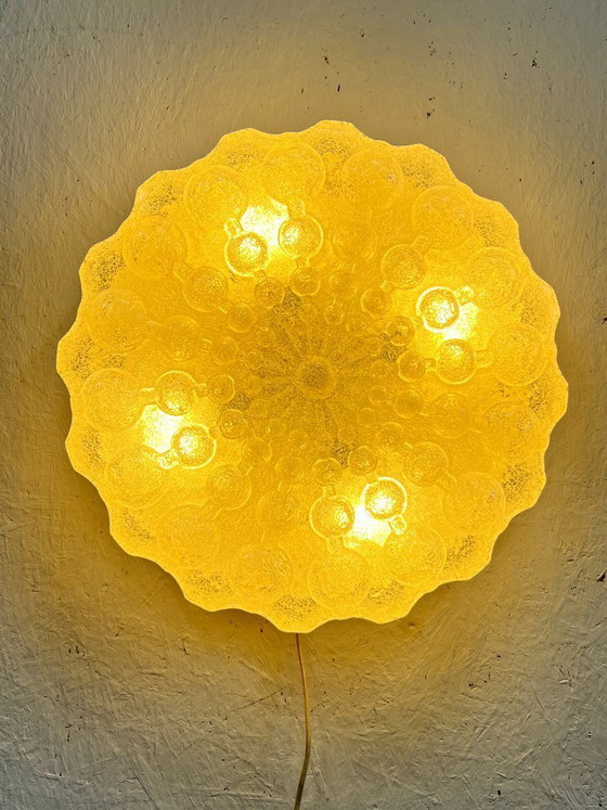 Image 1 of Lampada da soffitto/parete XL vintage/di metà secolo, anni '70