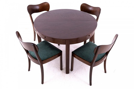 Art Deco table set, Poland, 1930s.