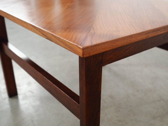 Image 1 of Table basse en acajou, design danois, années 1970, fabriquée au Danemark