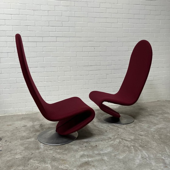 Image 1 of 2x Verner Panton Sillón 1-2-3 Respaldo alto