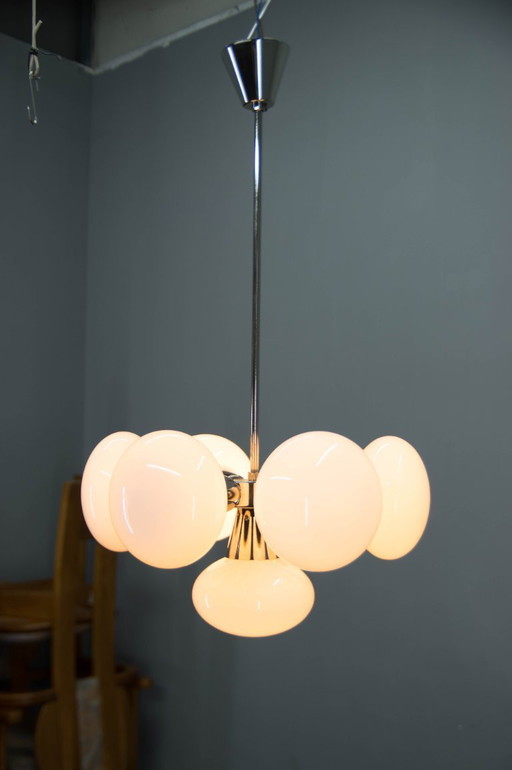 Space Age Chandelier Sputnik by Kamenicky Senov, 1970s