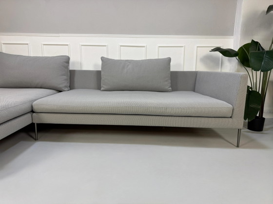 Image 1 of Canapé design COR Pilotis Gris Stoff