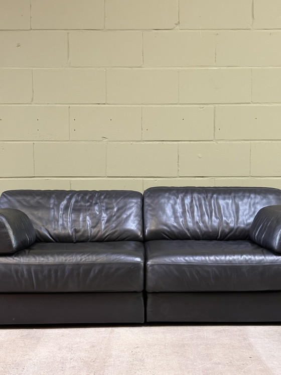 De Sede DS-76 Daybedbank/Sofa van zwart leer – Leather (photo 2 of 15)
