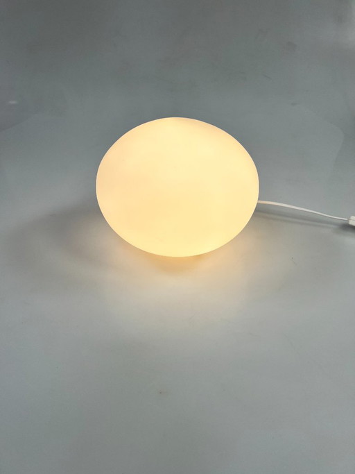 Vintage Milk Glass Table Lamp, Kare Design, Germany 1980s – tafellampen (photo 2 of 8)