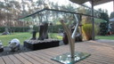 Glass Design table "Rolf Benz" type 1210. Beautiful condition!