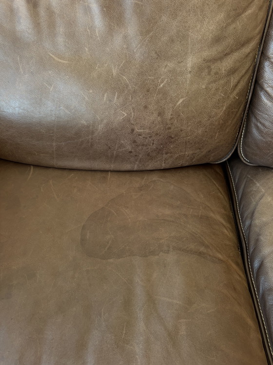 Image 1 of Divano a 3 posti in pelle Original De Sede DS-61 – marrone cognac