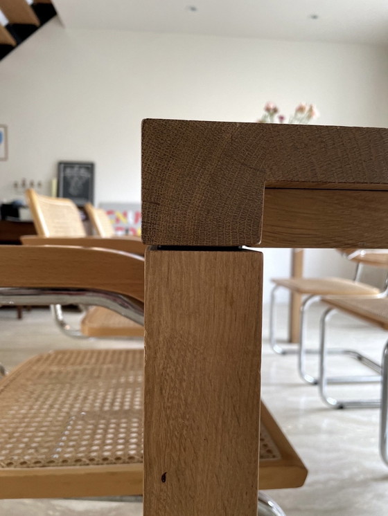 Image 1 of Arco Essenza Table de salle à manger en chêne massif - 240x90 cm