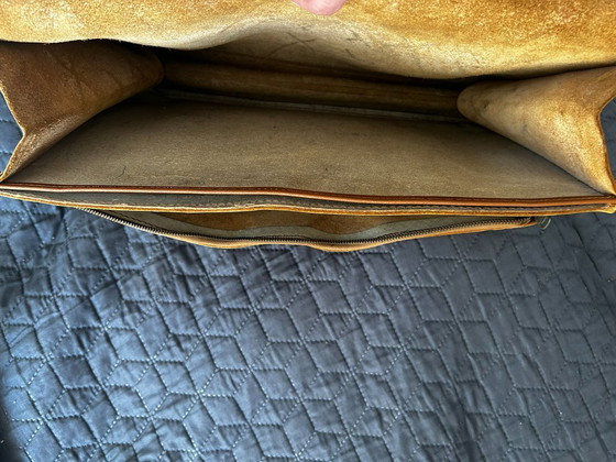 Image 1 of Sac en cuir, vintage, années 1960