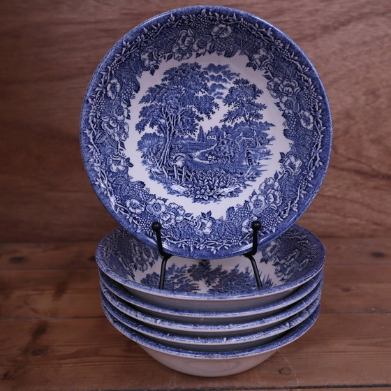 6 bols vintage EIT England - style Staffordshire / Wedgwood – Vaisselle, Porcelain (photo 9 of 9)