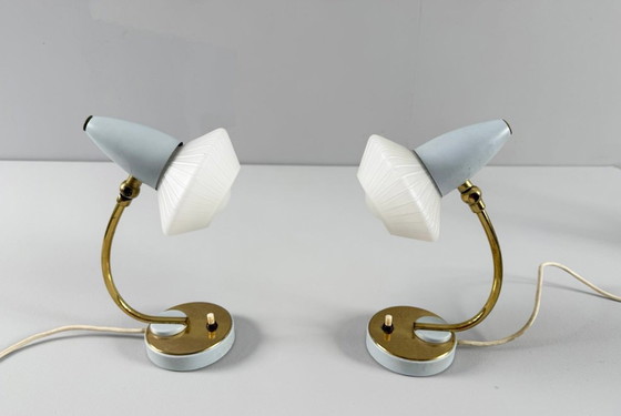 Image 1 of Mid Century Lampes de table/lampes à poser, France, années 1960