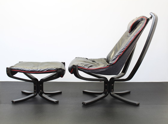 Image 1 of Frau Viking Lounge Chairs Pouff Seats