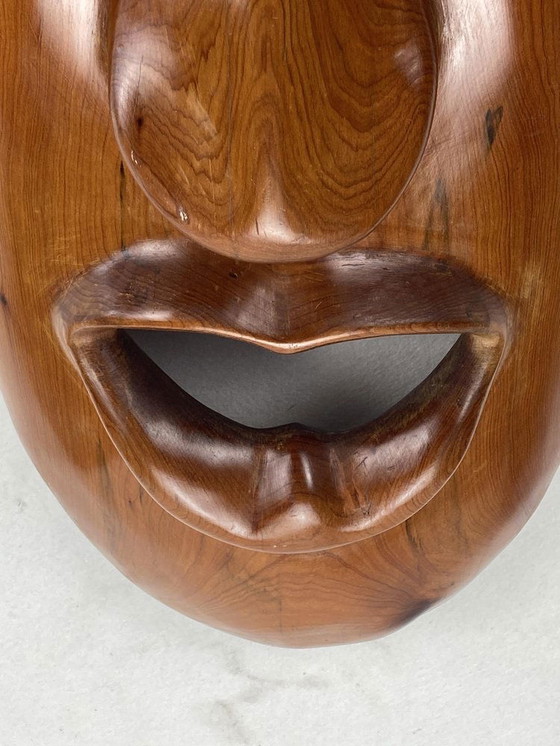 Image 1 of Mid Century Teak Masker, 1950S