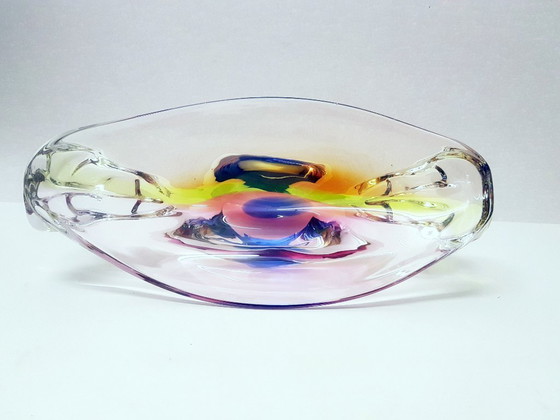 Image 1 of Bowl /Hand free blown glass / Josef Rozinek 