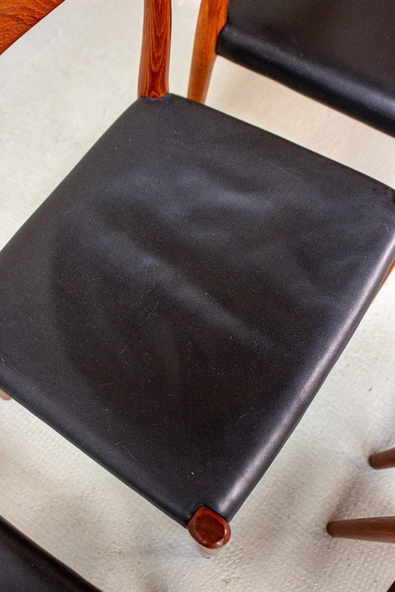 6 sedie Niels O. Möller modello 77 in teak danese, vintage anni '60 – Niels Otto Møller, Sedie da pranzo (photo 18 of 21)