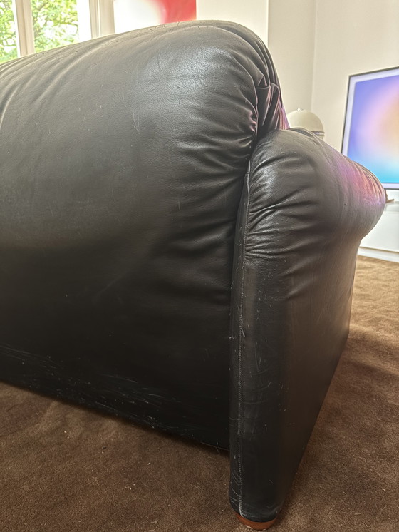 Image 1 of Maralunga 3 posti in pelle nera