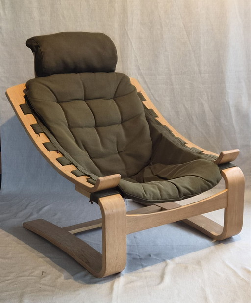 Fauteuil Lounge Vintage 'Kroken' Åke Fribytter