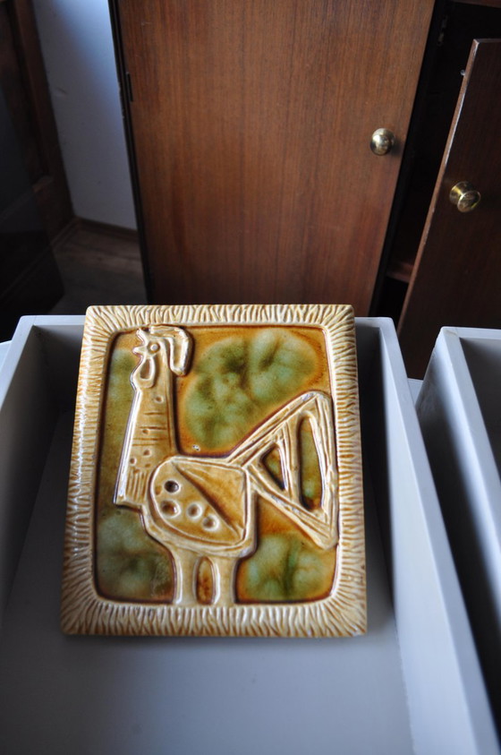 Vintage Ceramic Stove Tile, 1960s – Kitchen accessories (photo 4 of 4)