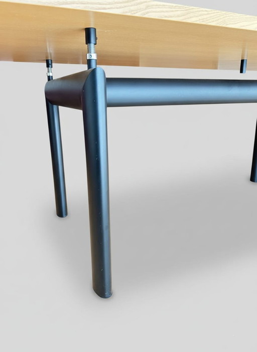 Iconic LC6 dining table by Le Corbusier (Cassina)