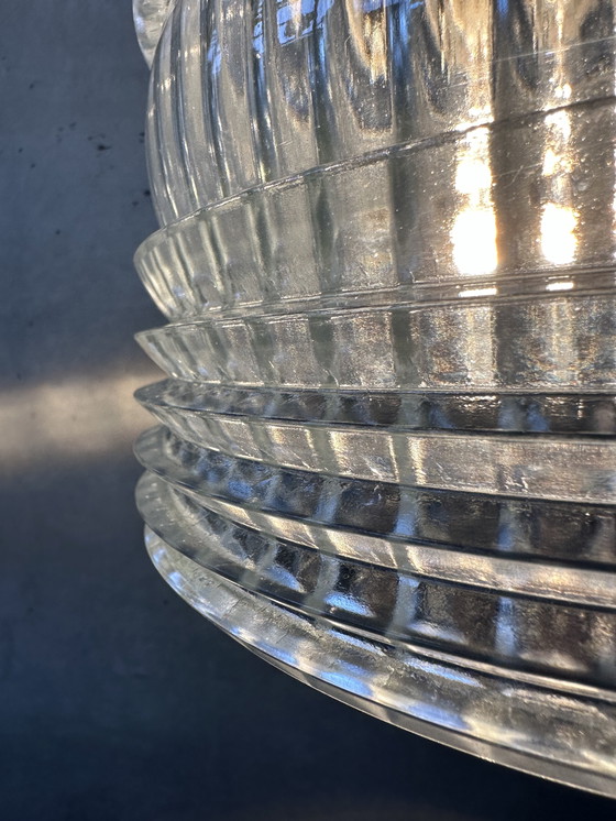Image 1 of Vintage industriële hanglamp - Europhane (helder glas)