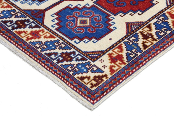 Image 1 of Origineel handgeknoopt Ziegler Kazak tapijt, 187 x 127 cm. Nieuw en in uitstekende staat.