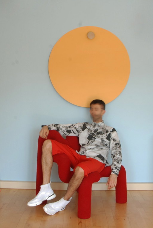 Sedia rossa postmoderna Ekstrem Varier Stokke