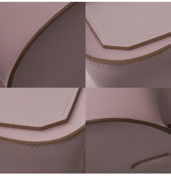 Image 1 of Borsa HERMES Jypsiere in cuoio viola - 103498