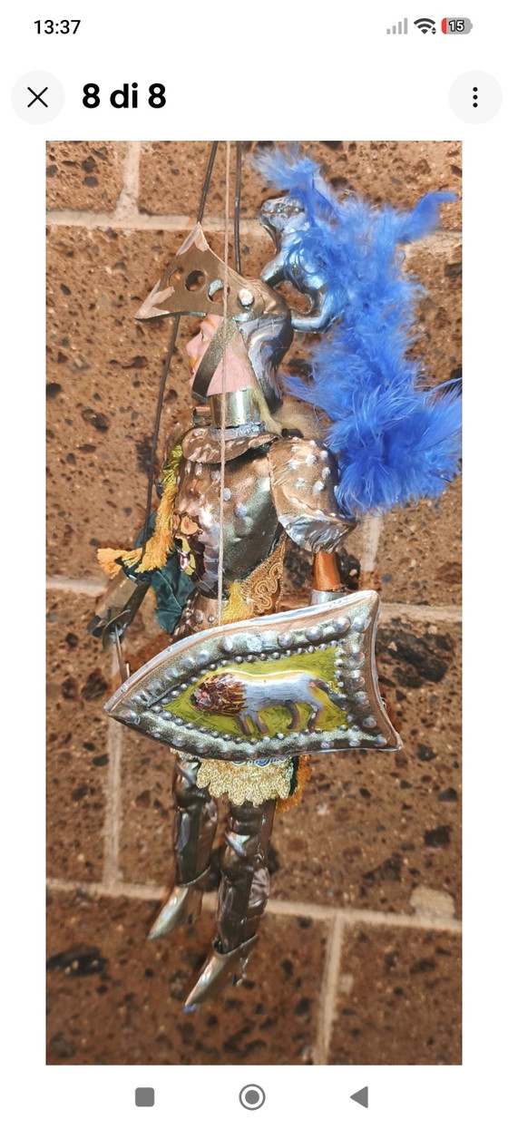 Ancient Sicilian Puppet 40cm – Decorative Objects, Metal, Textile (photo 8 of 8)