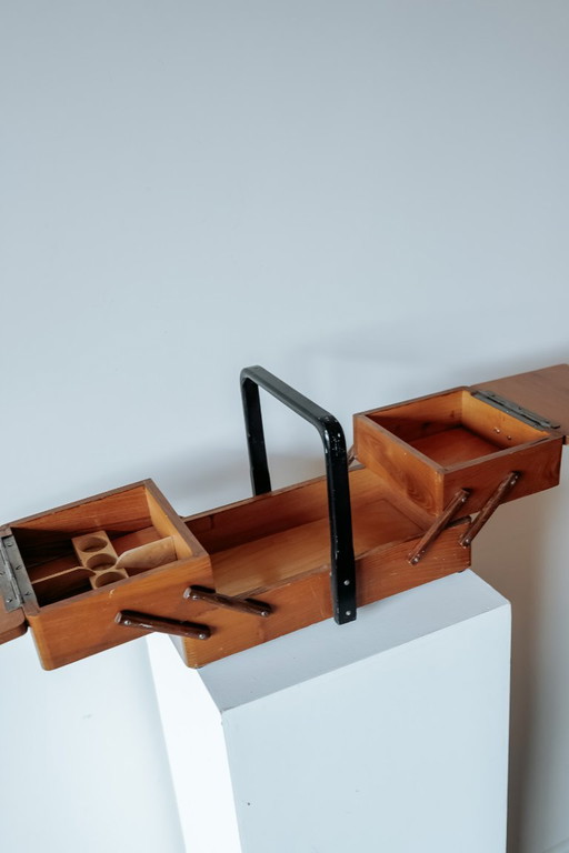 Scatola portaoggetti in legno vintage – decoratieve objecten, Wood (photo 2 of 7)