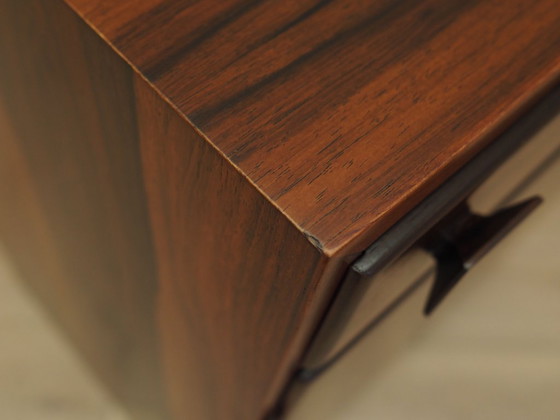 Danish Rosewood Chest of Drawers with Lockable Cabinet, 1960s, Storage cabinet, Brown (photo 12 of 17)