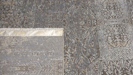 Image 1 of Avant Garde Mural Grey/ Blue Design 4364