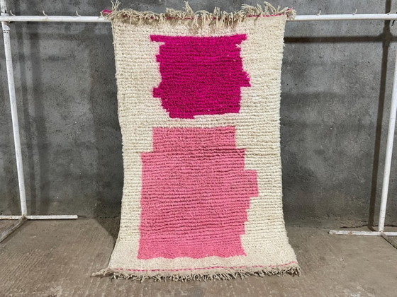 Image 1 of Tapis marocain artisanal en laine 200cmx150cm