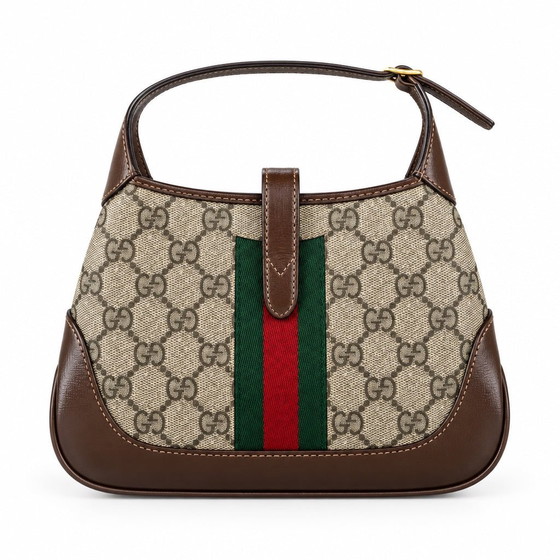 Gucci Jackie mini 1961 Shoulder Bag - Authentic Very good condition GG Supreme – Top handle bags, Leather (photo 2 of 14)