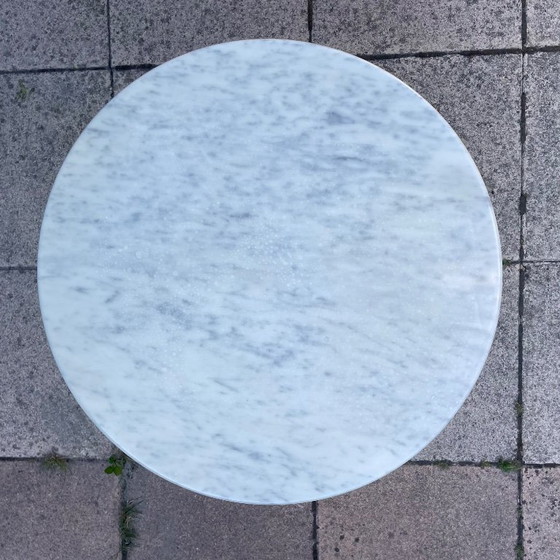 Image 1 of Tulip bijzettafels marmer ( model Florence Knoll )