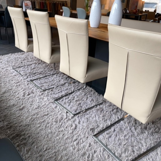 Image 1 of Musterring Nova dining chair (set of 4) with bench