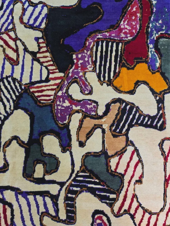 Alfombra Jean Dubuffet Opéra Bobèche | Alfombra artística de lana anudada a mano (290 x 200 cm) – Wool (photo 7 of 9)