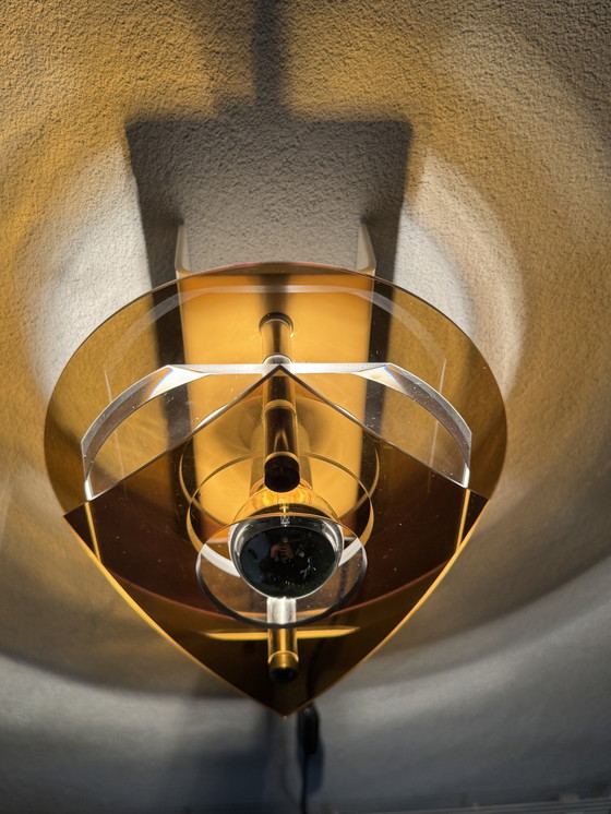 Image 1 of Herda Space Age Wall Lamp 1970s