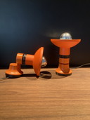 2x Philips vintage spots wandlampjes (oranje)