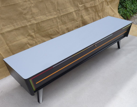 Vintage Low Sideboard 220cm – Wood (photo 4 of 9)