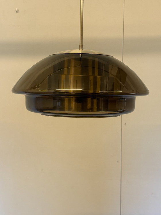Suspension Dijkstra Space Age en verre - Années 70 – Metal, Plastic (photo 4 of 8)