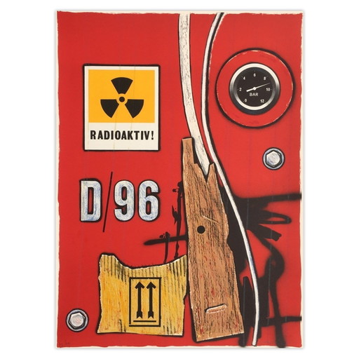 Peter KLASEN D Radioactiv Signierte Lithographie 1996